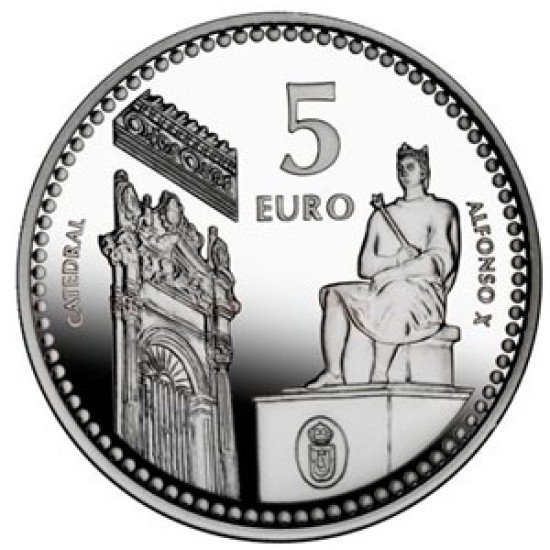 España Spain 2011 5 euros Capitales de provincia Ciudad Real Plata Ag