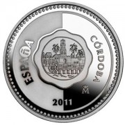 España Spain monedas Euros conmemorativos 2011 Capitales de provincia Córdoba 5 euros Plata