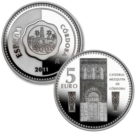 España Spain 2011 5 euros Capitales de provincia Córdoba Plata Ag