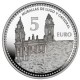 España Spain monedas Euros conmemorativos 2011 Capitales de provincia Lugo 5 euros Plata