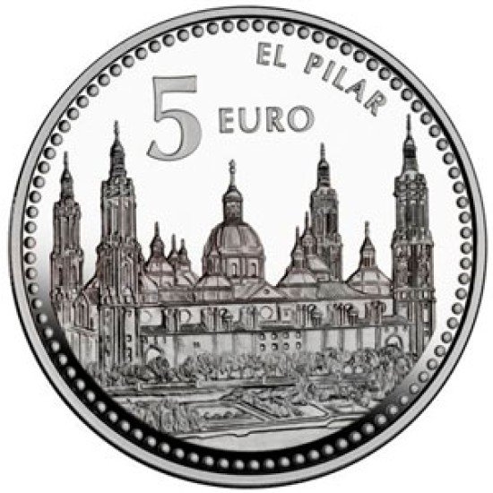 España Spain 2011 5 euros Capitales de provincia Zaragoza 5 euros Plata Ag España Spain 2011 5 euros Capitales de provincia Zaragoza 5 euros Plata Ag