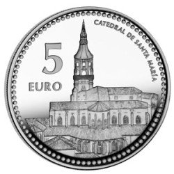 España Spain 2012 5 euros Capitales de provincia Vitoria Plata Ag España Spain 2012 5 euros Capitales de provincia Vitoria Plata Ag