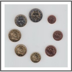 Chipre 2011 Emisión monedas Sistema monetario euro € Tira