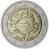 Alemania 2012 2 € euros conmemorativos  X Aniversario del euro  ( 5 monedas )