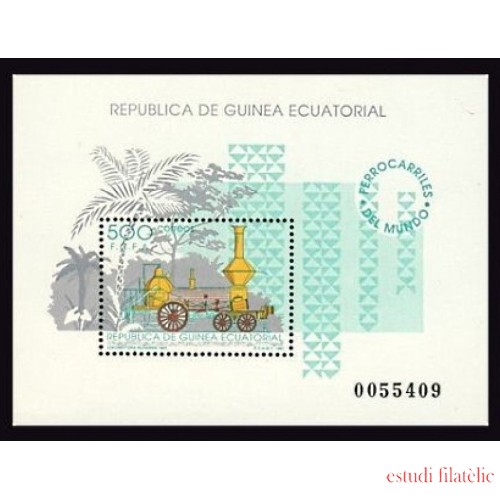 Guinea Ecuatorial 148 1991 Ferrocarriles HB MNH