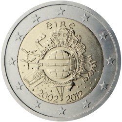 Irlanda 2012 2 € euros conmemorativos X Aniversario del euro Irlanda 2012 2 € euros conmemorativos X Aniversario del euro