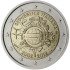 Italia 2012 2 € euros conmemorativos X Aniversario del euro