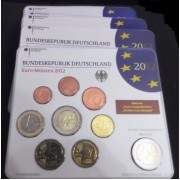 Alemania 2012 Cartera Oficial Euros € (5 cecas)