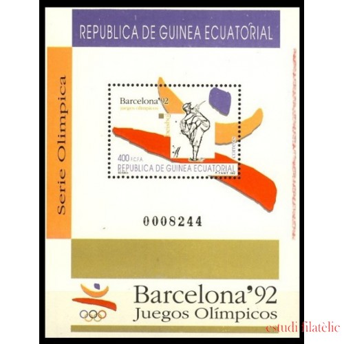 Guinea Ecuatorial 151 1992 Juegos Olímpicos Barcelona 92 HB MNH