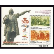 Guinea Ecuatorial 152 1992 V Centenario del descubrimiento de América HB MNH