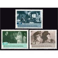 Guinea Ecuatorial 153/55 1992 Homenaje al Cine MNH