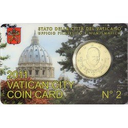 Monedas Euros Vaticano Cartera 2011 Moneda 50 cts Monedas Euros Vaticano Cartera 2011 Moneda 50 cts
