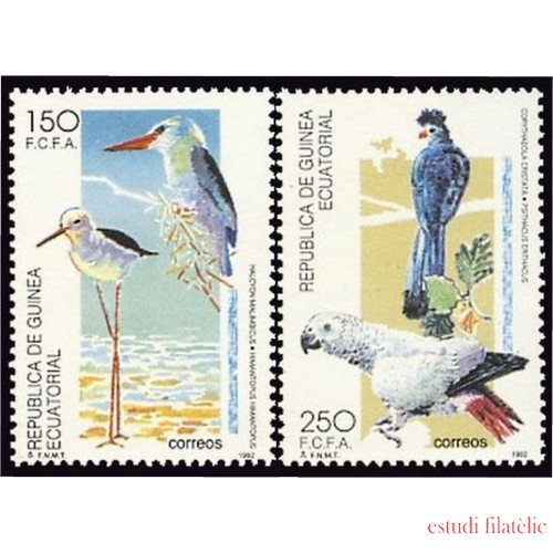 Guinea Ecuatorial 156/57 1992 Naturaleza MNH