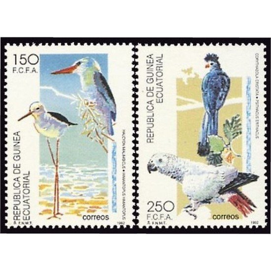 Guinea Ecuatorial 156/57 1992 Naturaleza MNH Guinea Ecuatorial 156/57 1992 Naturaleza MNH