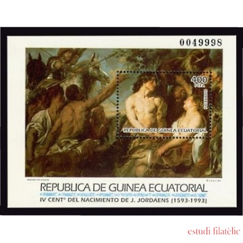 Guinea Ecuatorial 164 1993 Grandes Maestros de la Pintura HB MNH