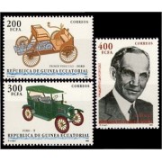 Guinea Ecuatorial 171/73 1993 Homenaje a Henry Ford MNH Guinea Ecuatorial 171/73 1993 Homenaje a Henry Ford MNH