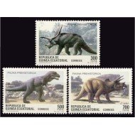Guinea Ecuatorial 182/84 1994 Fauna Prehistórica MNH