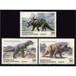 Guinea Ecuatorial 182/84 1994 Fauna Prehistórica MNH Guinea Ecuatorial 182/84 1994 Fauna Prehistórica MNH