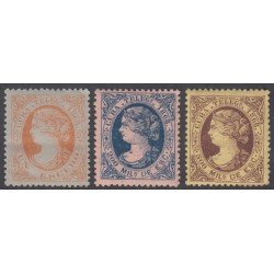 Cuba 1/3 Telégrafos 1868 Isabel II MNH