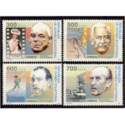 Guinea Ecuatorial 192/95 1994 Aniversarios Jean Renoir Ferdinand Marie  Antoine de Saint Walter Gropius MNH