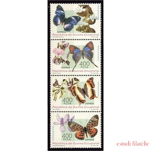 Guinea Ecuatorial 199/02 1995 Mariposas Butterflies MNH