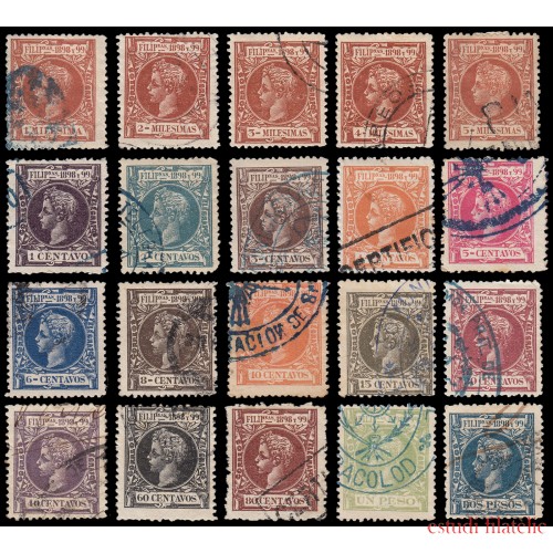 Filipinas Philippines 131/50 1898 Alfonso XIII Usados