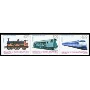 Guinea Ecuatorial 206/08 1995 Ferrocarriles MNH