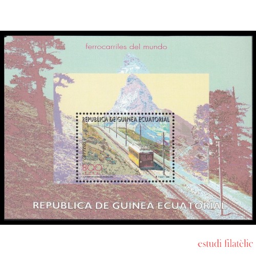 Guinea Ecuatorial 209 1995 Ferrocarriles HB MNH