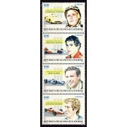 Guinea Ecuatorial 210/13 1996 Campeones Automovilísticos MNH Guinea Ecuatorial 210/13 1996 Campeones Automovilísticos MNH