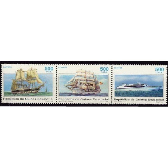 Guinea Ecuatorial 226/28 1996 Barcos Ships MNH Guinea Ecuatorial 226/28 1996 Barcos Ships MNH