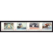 Guinea Ecuatorial 229/32 1996 Juegos Olímpicos Atlanta 96 Tenis Arrese Ciclismo Hípica MNH
