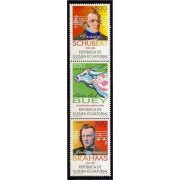 GGuinea Ecuatorial 237/39 1997 Schubert Buey Brahms MNH