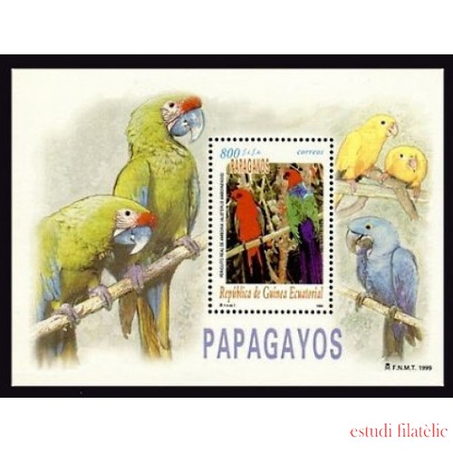 Guinea Ecuatorial 262 1999 Papagayos HB MNH