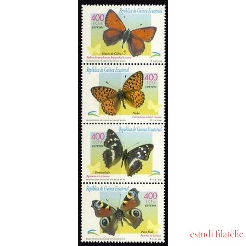 Guinea Ecuatorial 267/70 2000 Mariposas Butterflies MNH