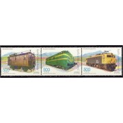 Guinea Ecuatorial 271/73 2000 Ferrocarriles MNH