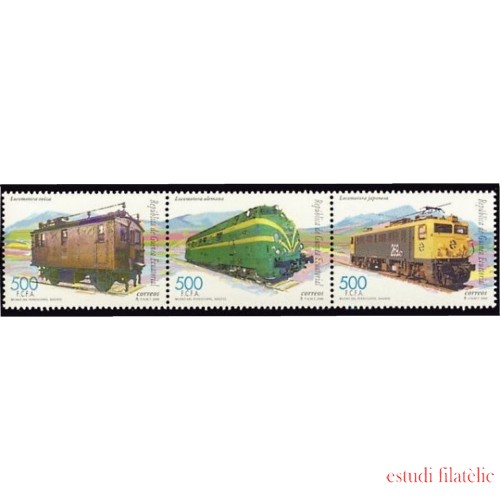 Guinea Ecuatorial 271/73 2000 Ferrocarriles MNH