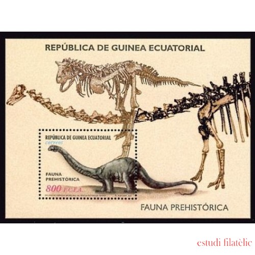 Guinea Ecuatorial 287 2002 Fauna prehistórica HB MNH