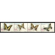 Guinea Ecuatorial 296/99 2003 Fauna Mariposas de África MNH