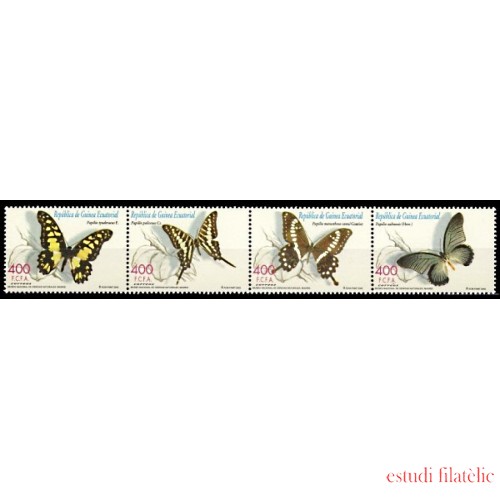 Guinea Ecuatorial 296/99 2003 Fauna Mariposas de África MNH
