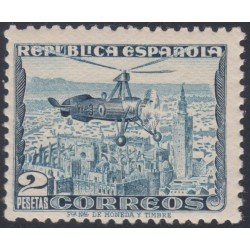 España Spain 689 1935 Autogiro C- 30 De la Cierva Helicóptero Helicopter MNH España Spain 689 1935 Autogiro C- 30 De la Cierva Helicóptero Helicopter MNH