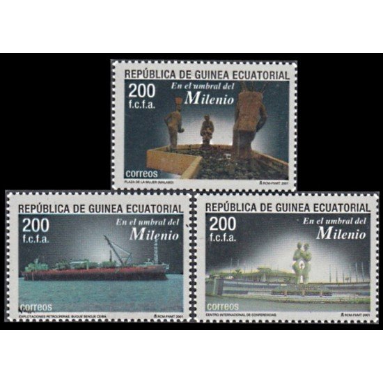 Guinea Ecuatorial 300/02 2003 En el umbral del Milenio MNH Guinea Ecuatorial 300/02 2003 En el umbral del Milenio MNH