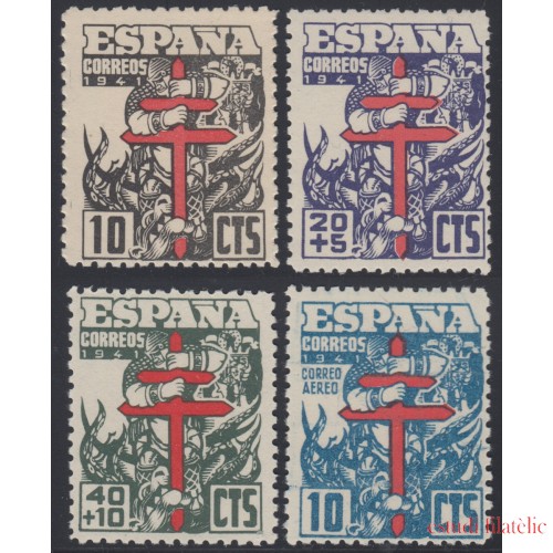 España Spain 948/51 1941 Pro Tuberculosos Cruz de Lorena MNH