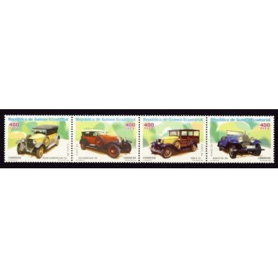 Guinea Ecuatorial 310/13 2003 Automóviles MNH Guinea Ecuatorial 310/13 2003 Automóviles MNH
