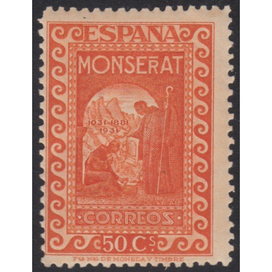 España Spain 645 ( 636/49 ) 1931 Monasterio de Montserrat MNH