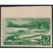 España Spain Variedad 776cccs 1938 Submarino Sin Dentar MNH