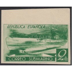 España Spain Variedad 776cccs 1938 Submarino Sin Dentar MNH España Spain Variedad 776cccs 1938 Submarino Sin Dentar MNH