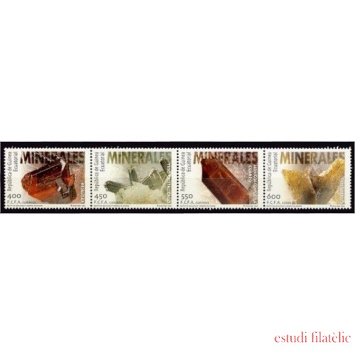 Guinea Ecuatorial 322/25 2004 Minerales MNH