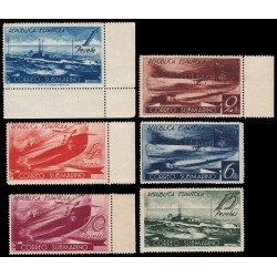 España Spain 775/80 1938 Correo Submarino MNH España Spain 775/80 1938 Correo Submarino MNH