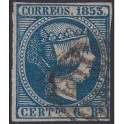España Spain 21 1853 Isabel II 