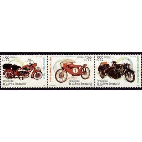 Guinea Ecuatorial 326/28 2004 Motocicletas MNH